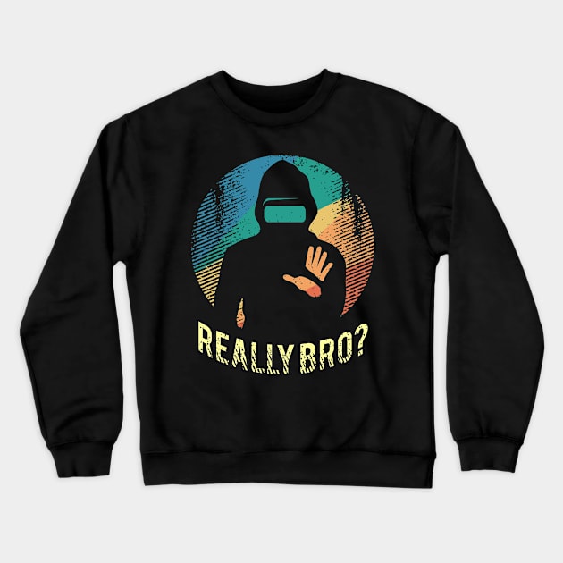 Virtual Reality HMD Interactive Game VR Headset T-Shirt Crewneck Sweatshirt by AlleyField